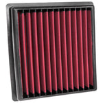 AEM DryFlow oil-free synthetic air filter with red filtration media for 2019-2021 Subaru WRX STI.