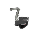 AEM 21-889C Cold Air Intake with gunmetal gray aluminum tube and red Dryflow air filter for 2019-2021 Nissan Altima.