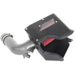 AEM Cold Air Intake 21-886C with gunmetal gray aluminum tube, heat shield, and synthetic Dryflow filter.