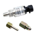 AEM 30-2130-7 7 BAR stainless steel MAP sensor with weather-resistant connector and NPT to AN adapter.
