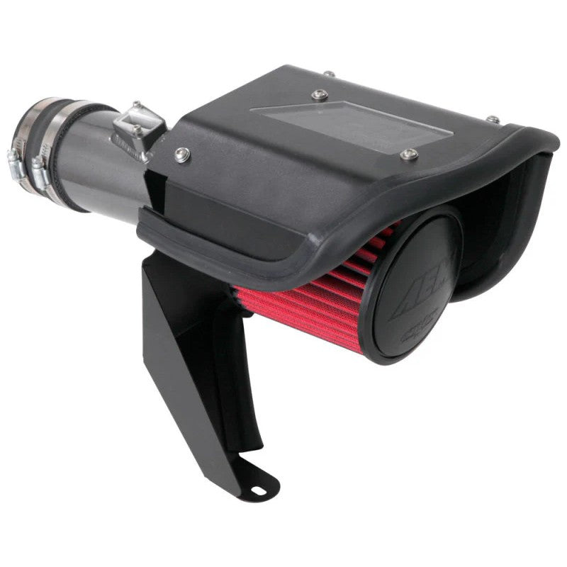 AEM 21-871C cold air intake system with gunmetal gray aluminum tube and conical Dryflow filter for 2015-2020 Acura TLX.
