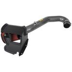 AEM gunmetal gray mandrel-bent aluminum intake tube with oil-free Dryflow filter and heat shield for Subaru Forester