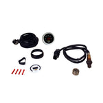 AEM 30-4110 52mm digital wideband UEGO air/fuel ratio gauge with black faceplate and Bosch 4.9 LSU sensor