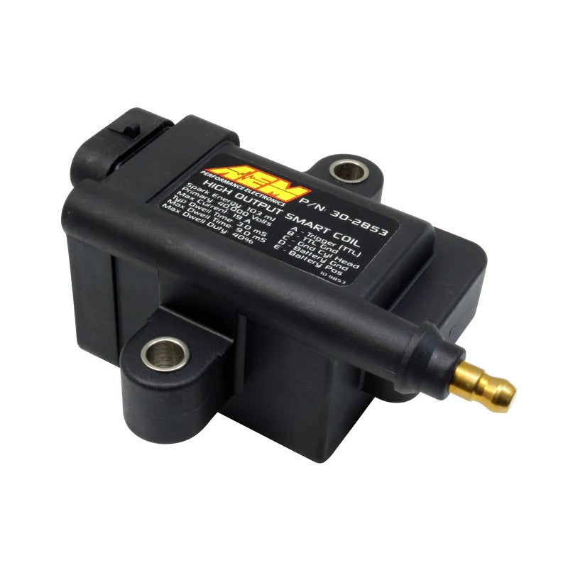 AEM Universal High-Output Inductive Smart Coil with integrated igniter and durable weather-sealed housing