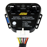 AEM V2 Water/Methanol Injection multi-input controller with color-coded wiring harness