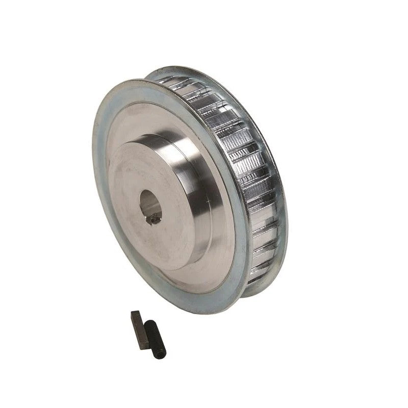 Aeromotive 28-tooth cogged fuel pump drive pulley with precision-machined teeth and center mounting bore