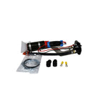 Aeromotive 18638 340LPH Stealth fuel pump and silver-finish metal hanger assembly for Ford Mustang