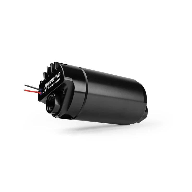 Aeromotive A1000 Brushless External Fuel Pump in red and black finish with external brushless controller