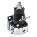 Aeromotive 13129 black anodized billet aluminum EFI bypass fuel pressure regulator with -6 ORB ports