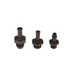 Aeromotive 15628 black anodized AN-04 ORB to 5/16 inch hose barb adapter fitting