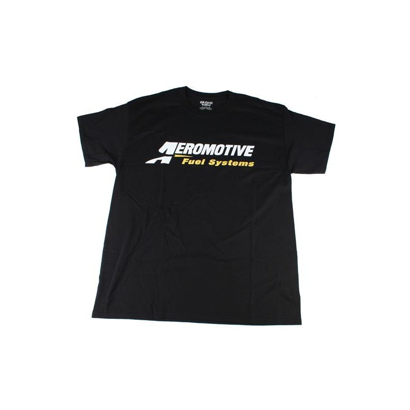 Large Aeromotive Fuel Systems shop banner in black and red measuring 32 inches by 92 inches.