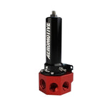 Aeromotive 13113 high-flow fuel regulator with ORB-08 and ORB-10 ports for mechanical belt-drive fuel systems.
