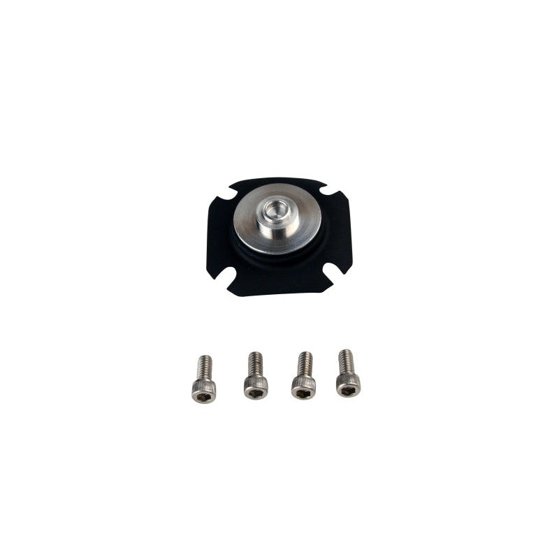 Aeromotive 13003 EFI fuel pressure regulator service kit featuring replacement diaphragm and assembly hardware
