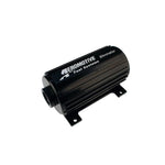 Aeromotive 11104 Eliminator-Series fuel pump with red and silver anodized finish and ORB ports.