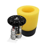 Aeromotive Phantom Trifekta triple 450 LPH in-tank fuel pump assembly with black anodized cap and adjustable hanger.