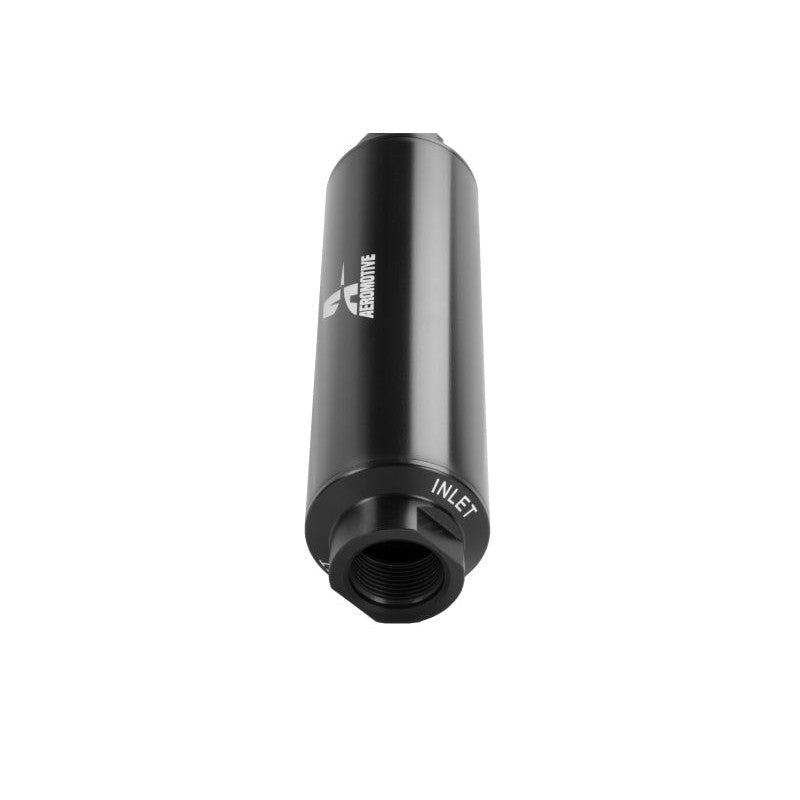 Aeromotive 12362 Extreme Flow in-line fuel filter with AN-16 ports and stainless steel mesh element