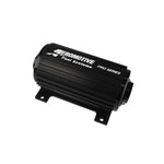 Aeromotive Pro-Series 11102 fuel pump with red and black anodized finish and ORB-12 inlet and outlet ports