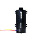 Aeromotive 11198 TVS in-line brushless 10.0 GPM external fuel pump with black finish and integrated controller.