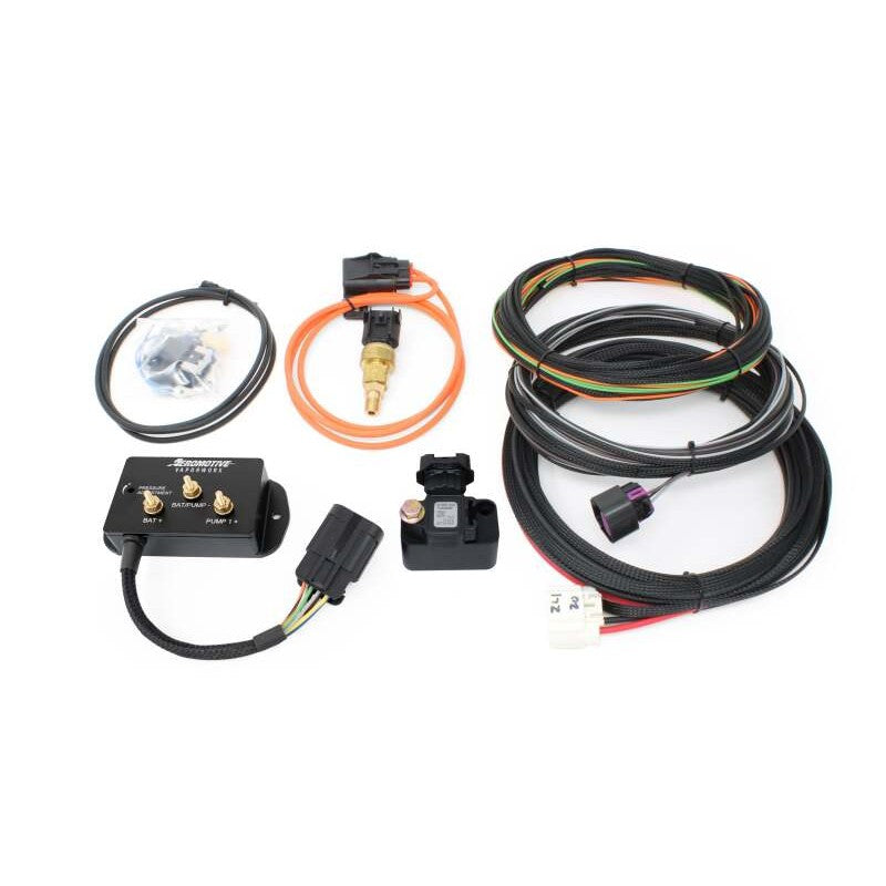 Aeromotive VaporWorx Gen 5 ZL1 PWM returnless fuel module controller kit including 66136 control box and wiring.