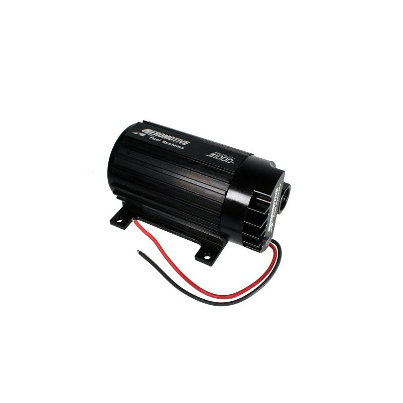 Aeromotive Signature Brushless A1000 in-line fuel pump featuring integrated variable speed controller housing.