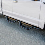 Westin Outlaw Drop Nerf Step Bars - Textured Black - Fits Ford F-150, F-250, and F-350 2015-2026 (SuperCab)