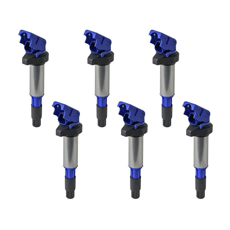 Six aFe POWER SCORCHER high-performance ignition coils for BMW engines