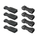 aFe CONTROL electronic shock delete and ride height simulator modules with GM-style Metri-Pack connectors