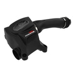 aFe Power Momentum HD intake system with black XLPE housing, clear sight window, and Pro DRY S filter for J200 Land Cruiser.