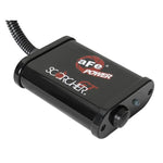 Black powder-coated aFe SCORCHER GT Power Module with wire harness and factory-style connectors for Toyota 4Runner