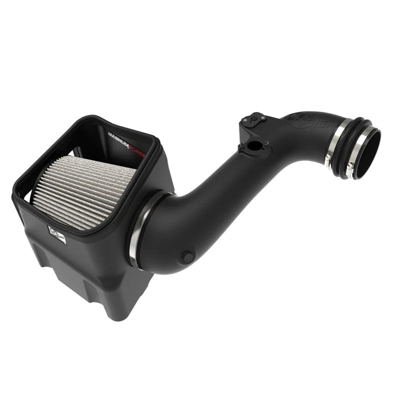 aFe MagnumFORCE Stage-2 cold air intake with black XLPE housing and Pro DRY S filter for 2011-2016 GM 6.6L