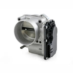 aFe POWER 70mm throttle body with CNC-machined 6061-T6 billet aluminum adapter plate and mounting hardware.