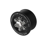 aFe POWER 3.10 inch black hard-anodized billet aluminum supercharger pulley with 17-4 stainless steel hub for SRT Hellcat.
