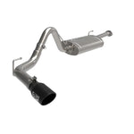 aFe Apollo GT 409 stainless steel cat-back exhaust with 4.5 inch black tip for 2016-2023 Toyota Tacoma.