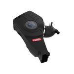 aFe Takeda Momentum cold air intake system with black XLPE housing and blue Pro 5R air filter.