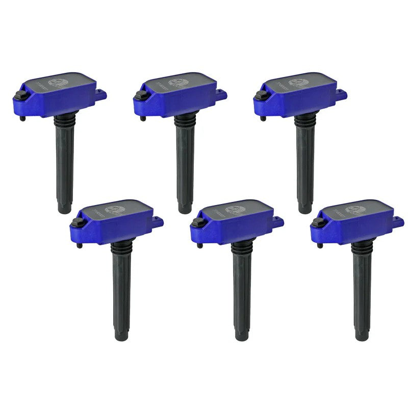 aFe POWER SCORCHER red high-performance ignition coils set of 6 for Pentastar V6-3.6L engines