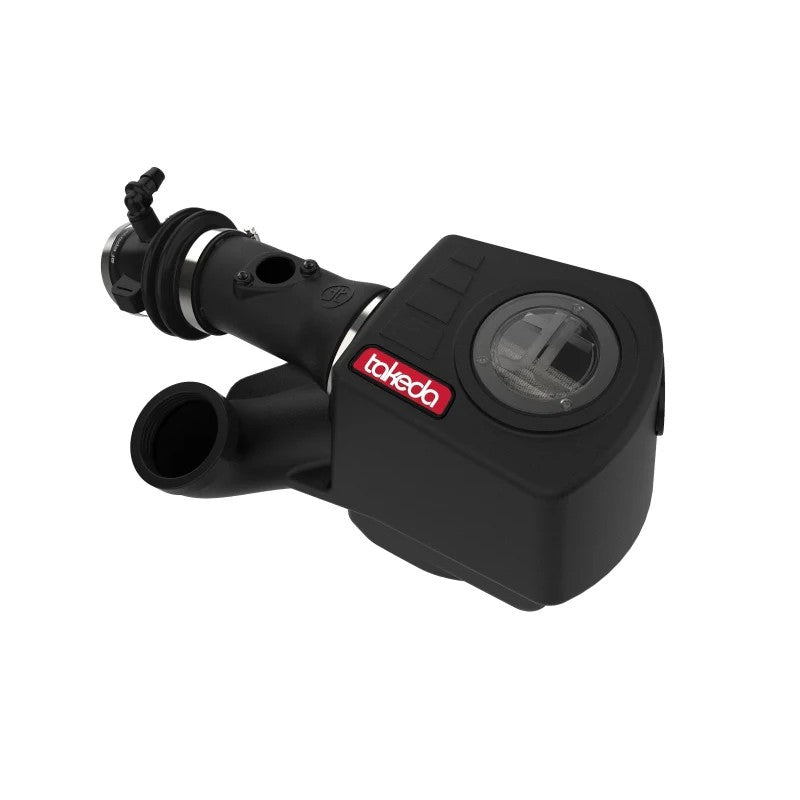aFe Takeda Momentum cold air intake with black XLPE housing, clear inspection window, and Pro DRY S filter for Toyota Corolla