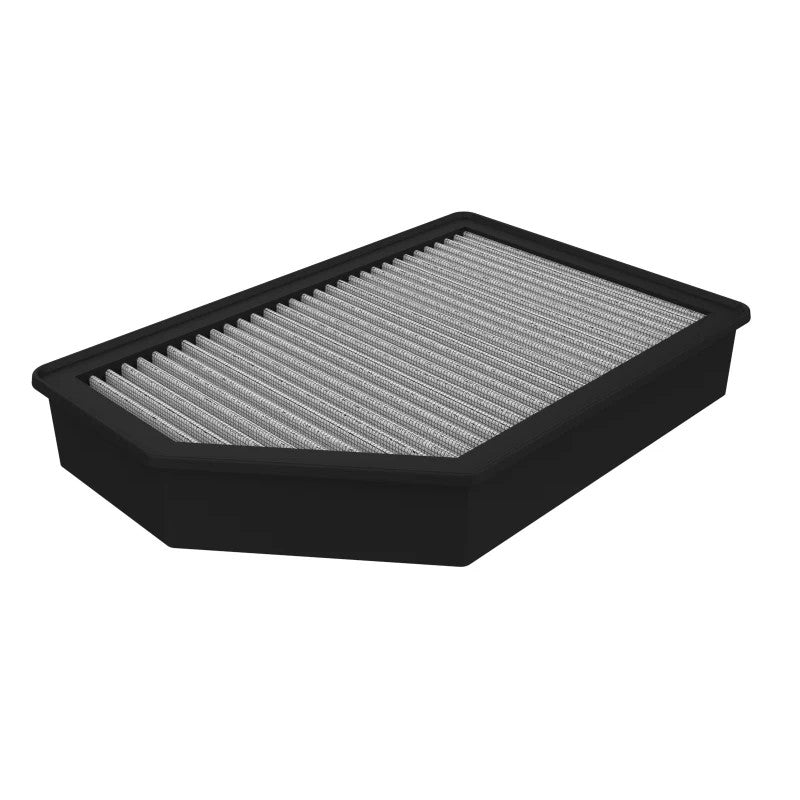 aFe Magnum FLOW Pro DRY S air filter with 1/2 inch foam pre-filter for 2020-2026 6.6L L5P Duramax diesel trucks.