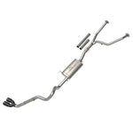 aFe Vulcan Series 304 stainless steel cat-back exhaust with dual black tips for 2022-2026 Toyota Tundra.