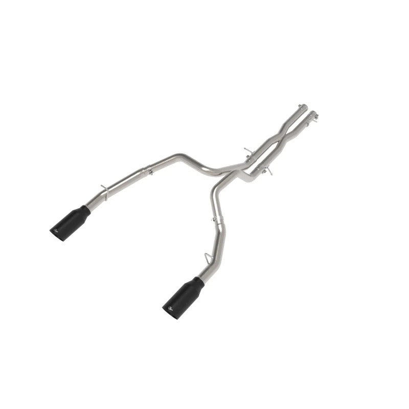 aFe Vulcan Series 304 stainless steel cat-back exhaust system with dual 6-inch black tips for 2025-2026 Ram 1500 RHO