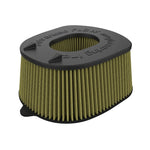 aFe POWER Magnum FLOW Pro GUARD7 air filter with carbon fiber reinforced base and seven-layer pleated oiled media.