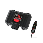 aFe POWER SCORCHER HD control module with wiring harness and in-cabin LED power adjustment switch