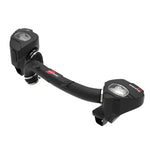 aFe Momentum GT cold air intake system for BMW M2 M3 M4 with dual black XLPE housings and clear sight windows