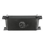 Black aFe BladeRunner stacked-plate transmission oil cooler kit with brackets and AN fittings for Ram 1500 TRX.