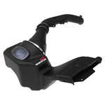 aFe Power Momentum GT cold air intake system featuring a black XLPE housing and Pro 5R oiled filter for Ford Bronco Raptor