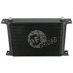 aFe Power BladeRunner 25-row black transmission oil cooler with mounting brackets and AN fittings for 2022-2026 Tundra