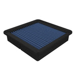 aFe POWER Magnum FLOW Pro 5R replacement air filter with blue oiled media and black polyurethane frame