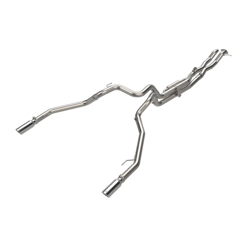 aFe Vulcan Series 3-inch 304 stainless steel cat-back exhaust with dual 12-inch polished tips for 2024-2026 Ford Ranger Raptor