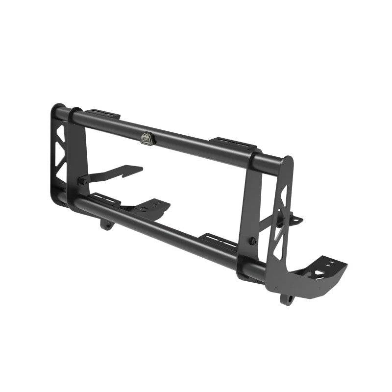 Textured black aFe POWER Terra Guard Bull Bar with light tabs and recovery mounts for 2024-2026 Toyota Land Cruiser J250.