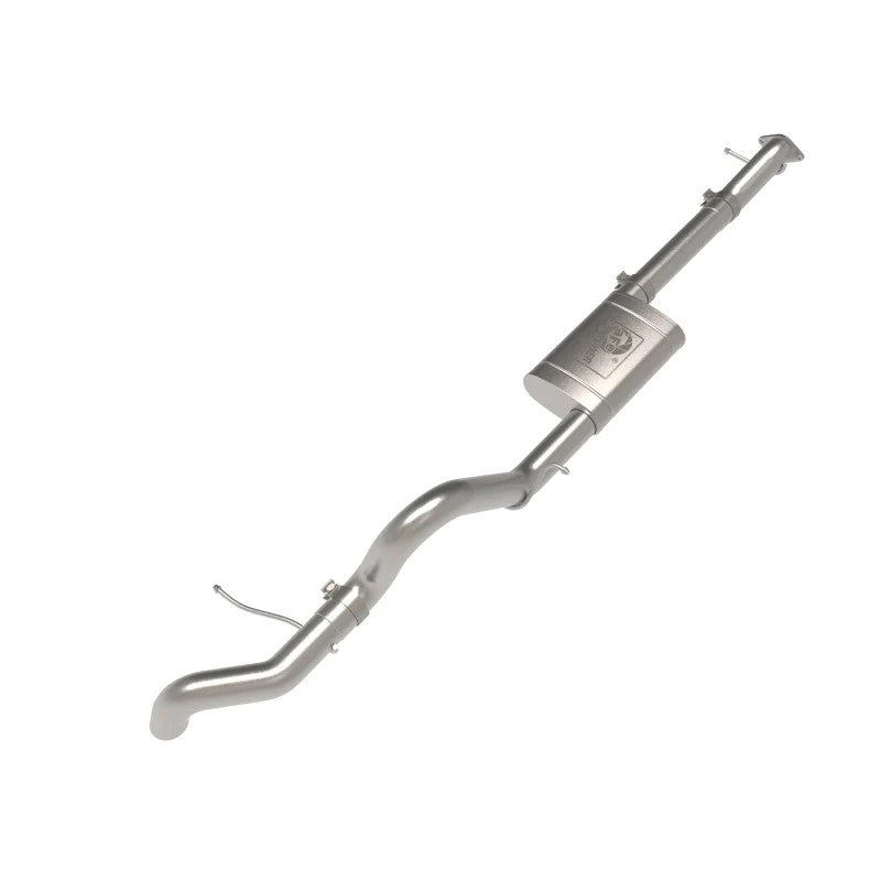 aFe Apollo GT Series 3 inch 409 stainless steel cat-back exhaust with hi-tuck polished tip for Ford Bronco.