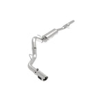 aFe Apollo GT Series 4 inch 409 stainless steel cat-back exhaust system with 5 inch polished intercooled tip